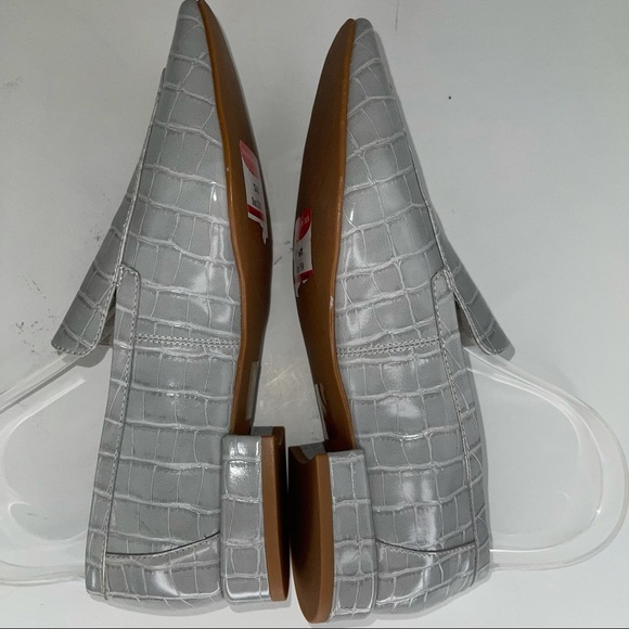 Jeffery Campbell Marko Gray Crocodile Loafer 7.5 - Picture 8 of 11